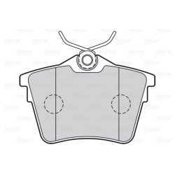Jeu de plaquettes de frein VALEO 301664 pour CITROEN, PEUGEOT OE 1617264780