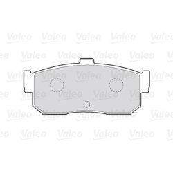 Jeu de plaquettes de frein VALEO 301668 pour INFINITI, NISSAN OE 44060-0N690