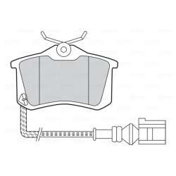 Plaquettes de frein VALEO 301674 pour AUDI, SEAT, SKODA, VW OE 1K0698451A