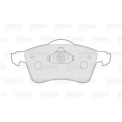 Jeu de plaquettes de frein VALEO 301675 pour VW TRANSPORTER OE 7D0698151