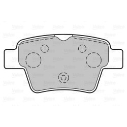 Plaquettes de frein VALEO 301702 pour CITROËN, PEUGEOT C4, 207, 307