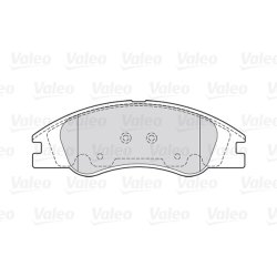 Jeu de plaquettes de frein VALEO 301705 pour KIA CERATO OE 58101-1MA00