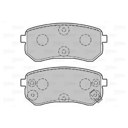 Jeu de plaquettes de frein VALEO 301706 pour HYUNDAI, KIA OE 58302-0XA00