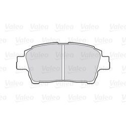 Jeu de plaquettes de frein VALEO 301737 pour TOYOTA OE 04465-0W050