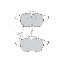 Jeu de plaquettes de frein VALEO 301751 pour AUDI, VW A4, A6, PASSAT OE 4B0698151