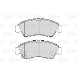 Jeu de plaquettes de frein VALEO 301760 pour HONDA OE 06450SAA901