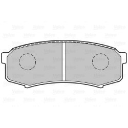 Jeu de plaquettes de frein VALEO 301777 pour LEXUS, MITSUBISHI, TOYOTA OE 4605A389