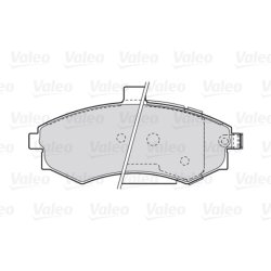 Jeu de plaquettes de frein VALEO 301781 pour HYUNDAI, KIA OE 58101-2DA40