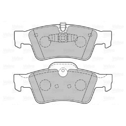 Jeu de plaquettes de frein VALEO 301802 pour MERCEDES OE 0004230430
