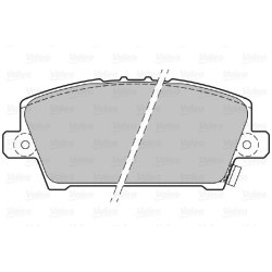 Jeu de plaquettes de frein VALEO 301803 pour HONDA CIVIC OE 45022-SMG-E00