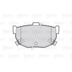 Jeu de plaquettes de frein VALEO 301817 pour HYUNDAI, KIA, NISSAN OE 44060-61E91