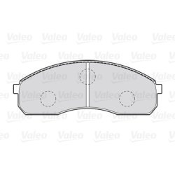 Jeu de plaquettes de frein VALEO 301821 pour KIA BESTA, CARNIVAL, PREGIO