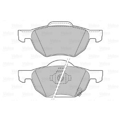 Jeu de plaquettes de frein VALEO 301824 pour HONDA ACCORD OE 45022-SEA-E01