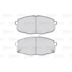 Jeu de plaquettes de frein VALEO 301842 pour HYUNDAI, KIA OE 581011HA10