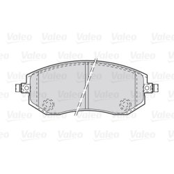Jeu de plaquettes de frein VALEO 301853 pour SUBARU OE 26296SA020