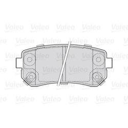 Jeu de plaquettes de frein VALEO 301867 pour HYUNDAI, KIA OE 583021YA30