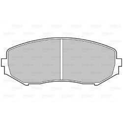 Jeu de plaquettes de frein VALEO 301877 pour SUZUKI GRAND OE 55200-65D10