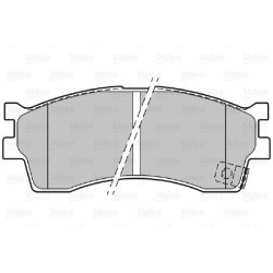 Plaquettes de frein VALEO 301910 pour KIA OE 0K2N1-33-28ZA