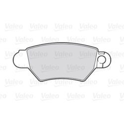 Jeu de plaquettes de frein VALEO 301926 pour CHEVROLET, HOLDEN, VAUXHALL OE 1605025
