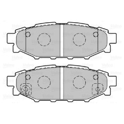 Jeu de plaquettes de frein VALEO 301929 pour SUBARU, TOYOTA OE 26696-AG010