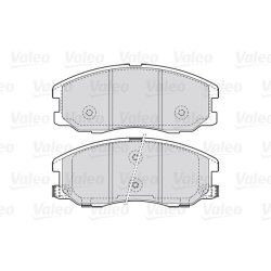 Jeu de plaquettes de frein VALEO 301942 pour CHEVROLET, HOLDEN, VAUXHALL, SUZUKI