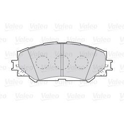 Jeu de plaquettes de frein VALEO 301943 pour LEXUS, SUBARU, TOYOTA OE 04465-12610