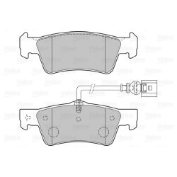Jeu de plaquettes de frein VALEO 301946 pour VW CALIFORNIA, MULTIVAN, TRANSPORTER