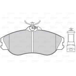 Jeu de plaquettes de frein VALEO 302011 pour AUDI OE 447698151A