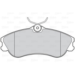 Jeu de plaquettes de frein VALEO 302018 pour CITROEN, PEUGEOT OE 1617273180