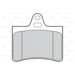 Jeu de plaquettes de frein VALEO 302021 pour CITROEN C5 OE 1617257280