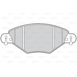 Brake Pad Set VALEO 302022 OE Ref 1611456480