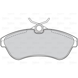 Jeu de plaquettes de frein VALEO 302032 pour CITROËN C2, C3 OE 1611334680