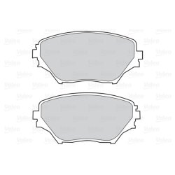 Jeu de plaquettes de frein VALEO 302033 pour TOYOTA OE 04465-42070