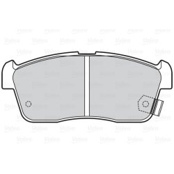 Jeu de plaquettes de frein VALEO 302055 pour DAIHATSU, NISSAN, SUBARU, SUZUKI et plus.