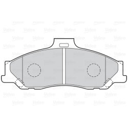 Jeu de plaquettes de frein VALEO 302060 pour FORD, MAZDA RANGER, SÉRIE B, BT-50