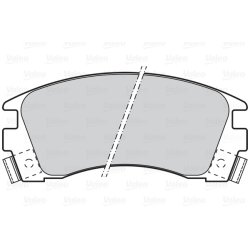 Jeu de plaquettes de frein VALEO 302070 pour NISSAN SUNNY OE 41060-58Y87