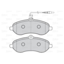 Jeu de plaquettes de frein VALEO 302078 pour CITROEN, FIAT, LANCIA, PEUGEOT et plus.