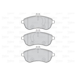 Jeu de plaquettes de frein VALEO 302088 pour MERCEDES OE 0004200305