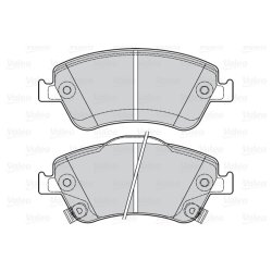 Jeu de plaquettes de frein VALEO 302115 pour TOYOTA AURIS, COROLLA OE 04465-02160