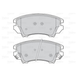 Jeu de plaquettes de frein VALEO 302117 pour CHEVROLET, HOLDEN, VAUXHALL et plus encore...