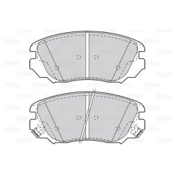 Jeu de plaquettes de frein VALEO 302118 pour CHEVROLET, HOLDEN, VAUXHALL, SAAB