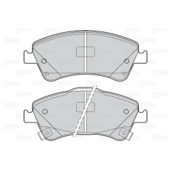 Jeu de plaquettes de frein VALEO 302125 pour TOYOTA OE 04465-02190