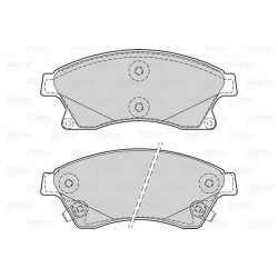 Brake Pad Set VALEO 302130 OE Ref 1605169