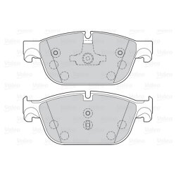 Jeu de plaquettes de frein VALEO 302135 pour CITROEN, DS, PEUGEOT OE 1610104080