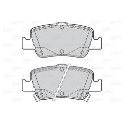 Jeu de plaquettes de frein VALEO 302156 pour TOYOTA OE 04466-02170