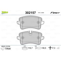 Brake Pad Set VALEO 302157 OE Ref 1352319080
