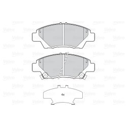 Jeu de plaquettes de frein VALEO 302158 pour HONDA OE 0986494562