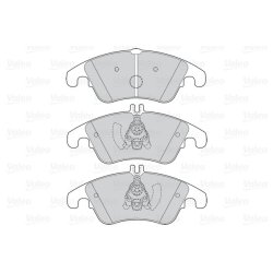 Jeu de plaquettes de frein VALEO 302160 pour MERCEDES OE 0004209004