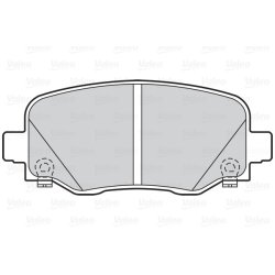 Jeu de plaquettes de frein VALEO 302202 pour ALFA ROMEO, FIAT, JEEP OE 77361008