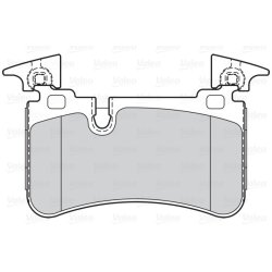 Jeu de plaquettes de frein VALEO 302208 pour MERCEDES OE 0044208520